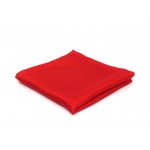 Pochette zijde rood